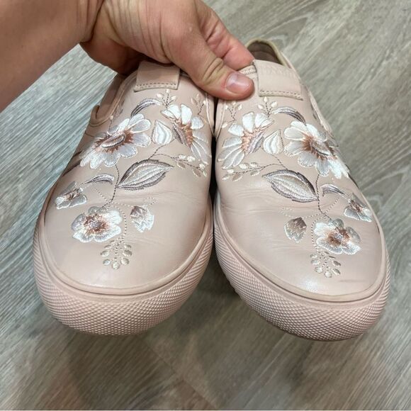 MARK NASON DAY SLIP-ON SNEAKER Pink Floral Embroidery - Picture 3 of 7